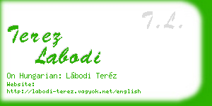 terez labodi business card